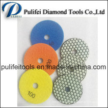 Hand Power Concrete Stone Machine Dry Flexible Polishing Pad